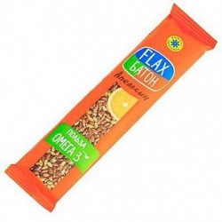 Батончик 26 г Компас здоровья Флакс батон апельсин с омегой 3 льняной
