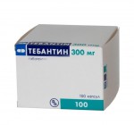 Тебантин, капсулы 300 мг 100 шт