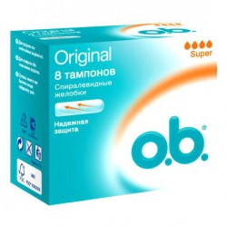 Тампоны, o.b. (Оби) 8 шт ориджинал супер