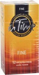 Презервативы In Time Файн особо тонкие 12 шт.
